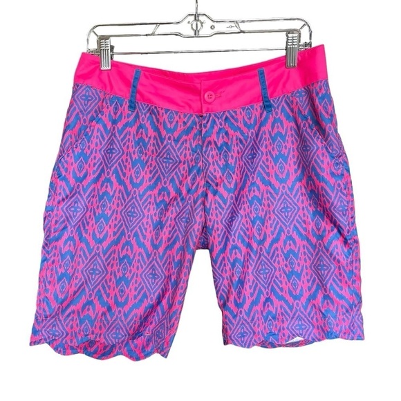 Birdie and bows Scalloped edge belt loops front and back pockets size 4 like new - Picture 1 of 12